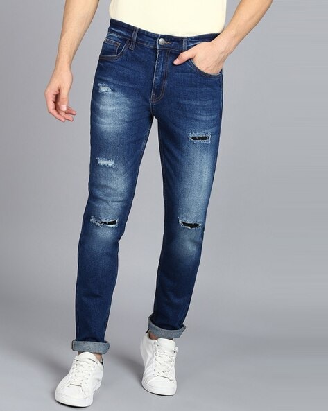 Buy Blue Jeans for Men by URBANO FASHION Online