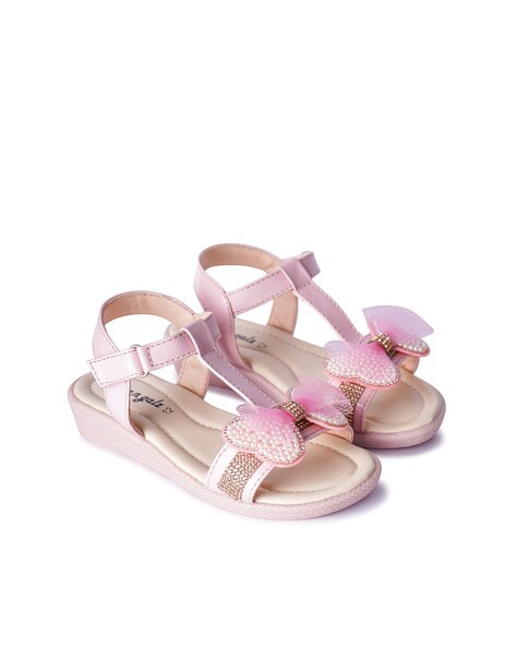 Buy Hills Gudiyal Multi Colored Velcro Pattern Sandal for Girls Stylish  Look - Size 5 at Amazon.in