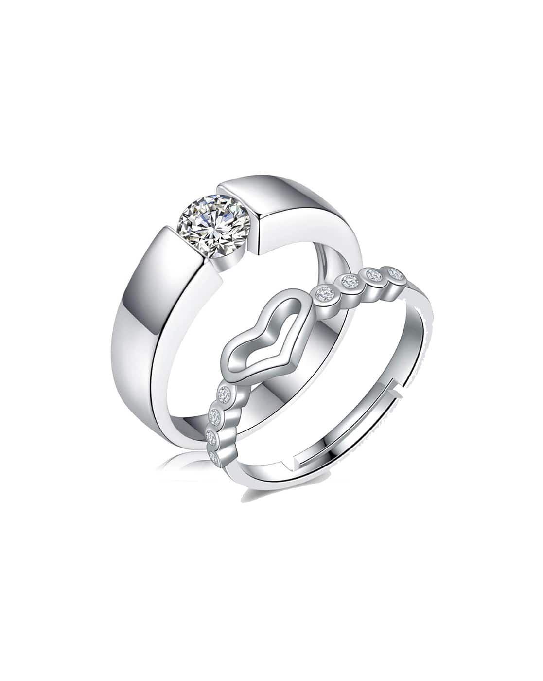 Buy Silver-Toned Rings for Women by MYKI Online