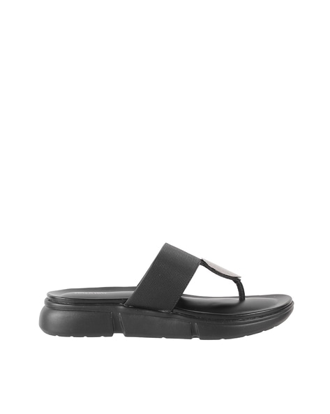 All black thong sandals new arrivals