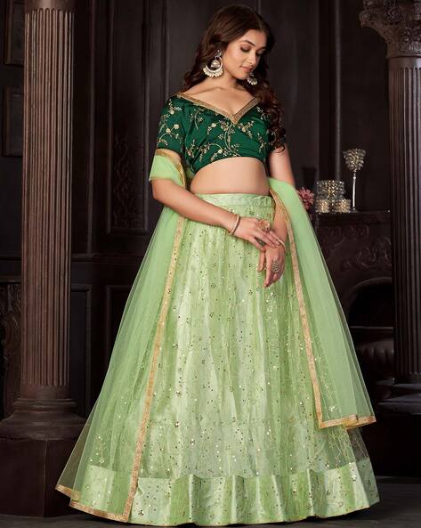 Green Designer Lehenga Choli Sabyasachi Lehenga for Women Partywear Lehenga  Skirt Bridal Lehenga Blouse Indian Dress Wedding Lehenga Gift - Etsy Hong  Kong