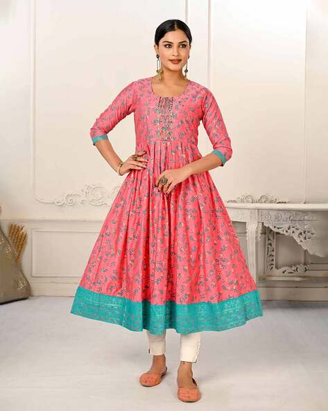 Anarkali kurta from store saree