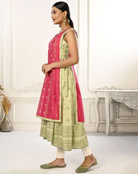 Layered shop anarkali kurta