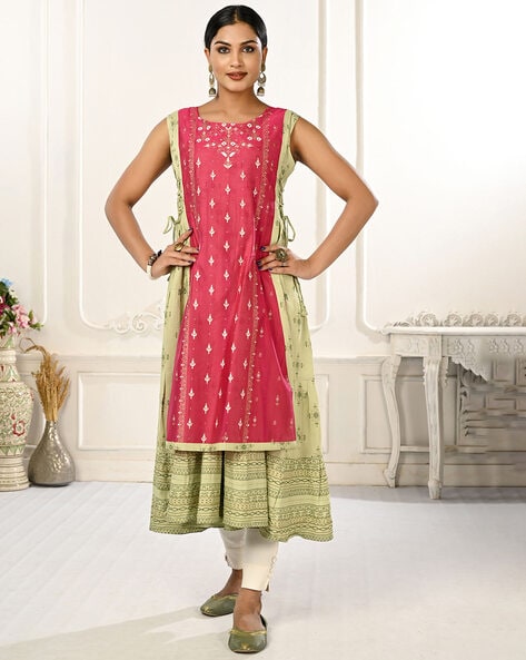 Layered hotsell anarkali kurta