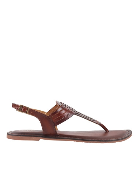 Metro tan thong store sandals