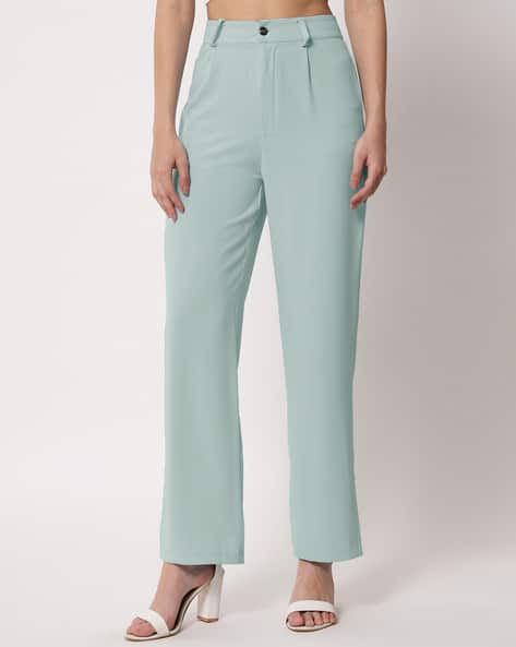 KOTTY Straight Fit Pleated Pants