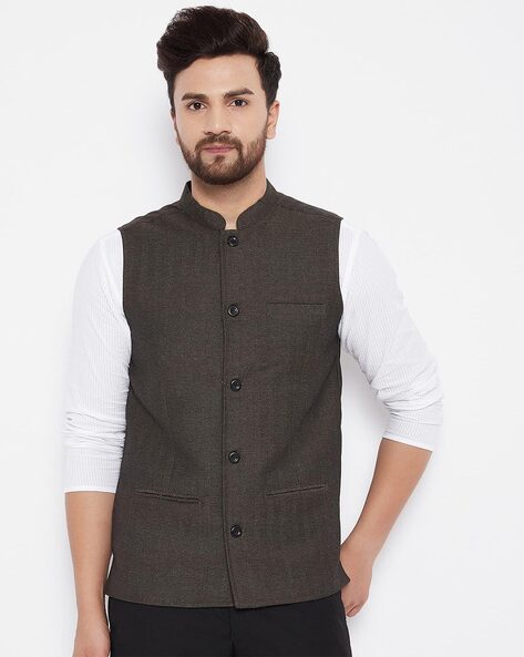 Cotton - Nehru Jackets - Indian Wear for Men - Buy Latest Designer Men wear  Clothing Online - Utsav Fashion