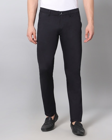 Slim Fit Trousers - Buy Slim Fit Trousers Online in India