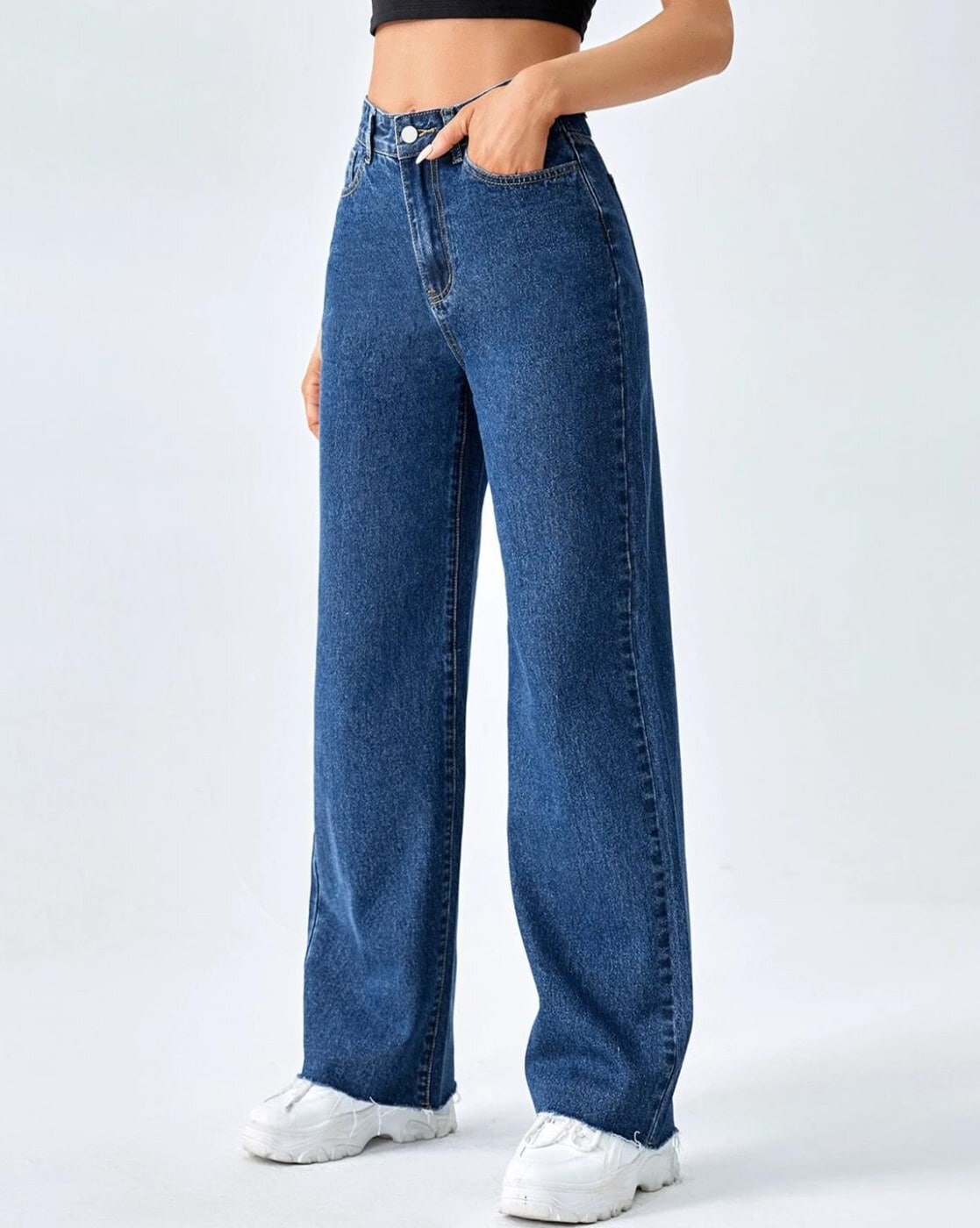 Buy Women High Rise Blue Slim Fit Jeans Online at Best Prices in India -  JioMart.