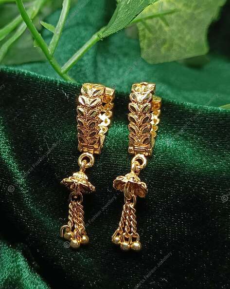 Buy Latest Peacock Design Earrings 1 Gram Gold Daily Use Earrings for Girls