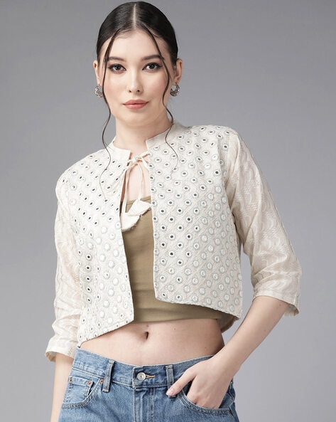 Girls Supply - Stand-Collar Crop Jacket | YesStyle