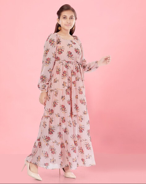 Buy Turquoise Dresses & Frocks for Girls by AARIKA GIRLS ETHNIC Online |  Ajio.com