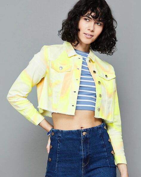 Jacket, Faded Denim with Multi Colored Fringe - Style HC599 – Memphis Grand®