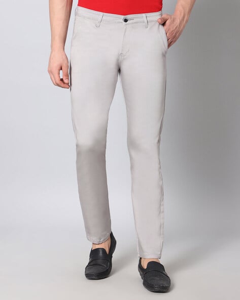 Rota Classic Wool Trousers in Steel Grey Melange | SARTALE