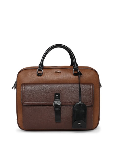 Aldo leather 2024 laptop bag