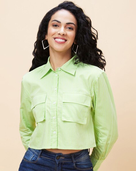 Buy Green Tops for Women by GLOBUS Online