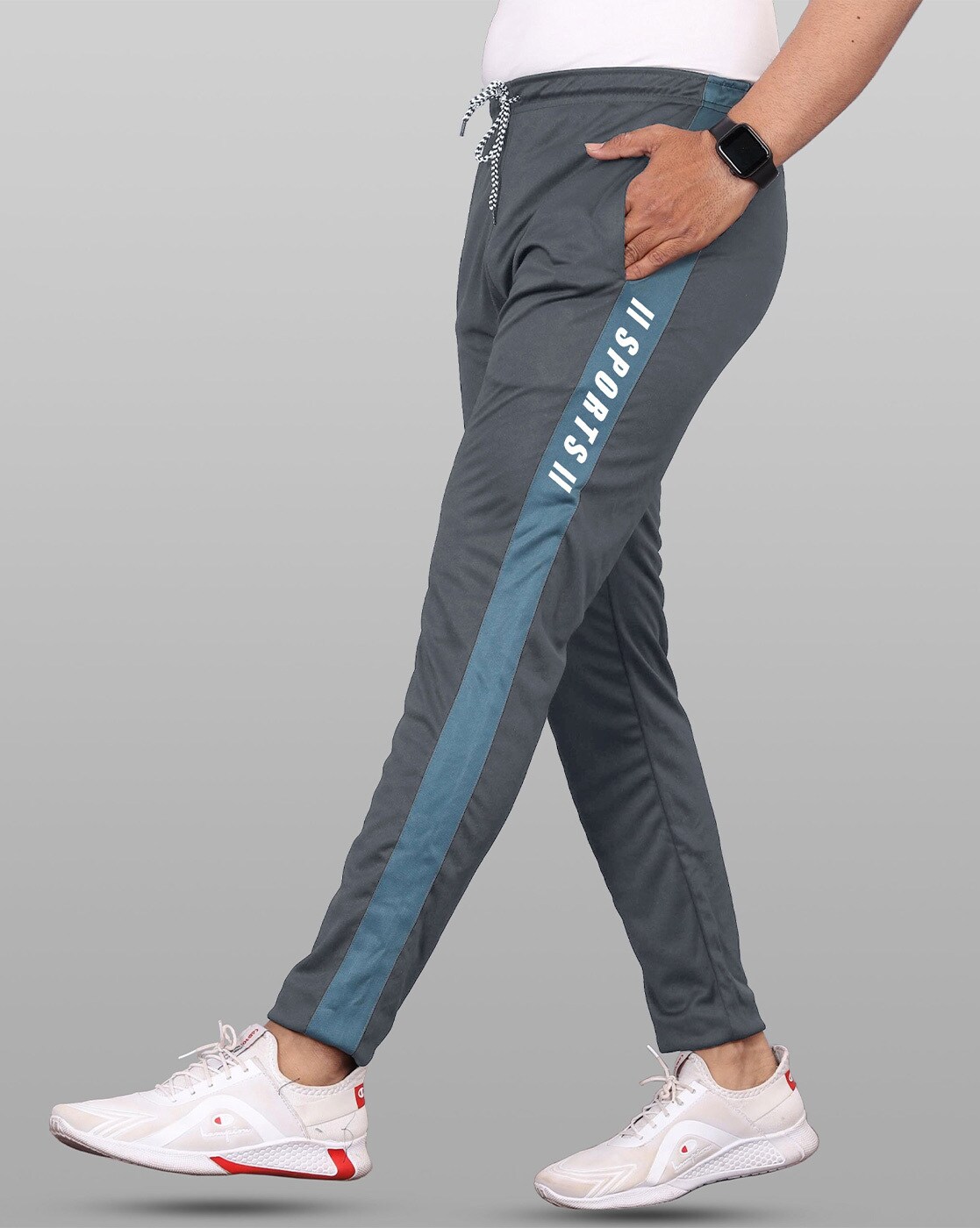 Buy Charcoal Track Pants for Men by ZEFFIT Online | Ajio.com