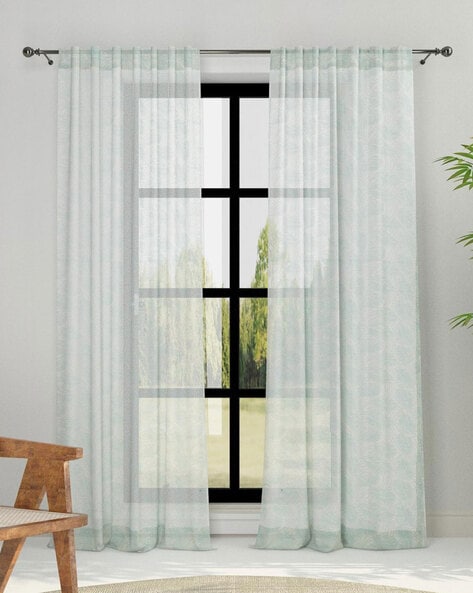 Aqua Curtains Accessories For Home Kitchen By Fabindia Online Ajio Com