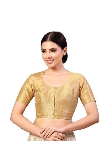 Studio Shringaar Embroidered Front-Open Blouse