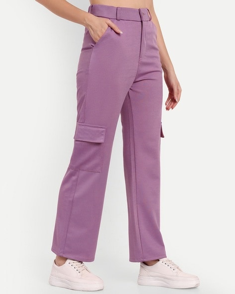 Women's Clothing - Firebird Loose Track Pants - Purple | adidas Oman