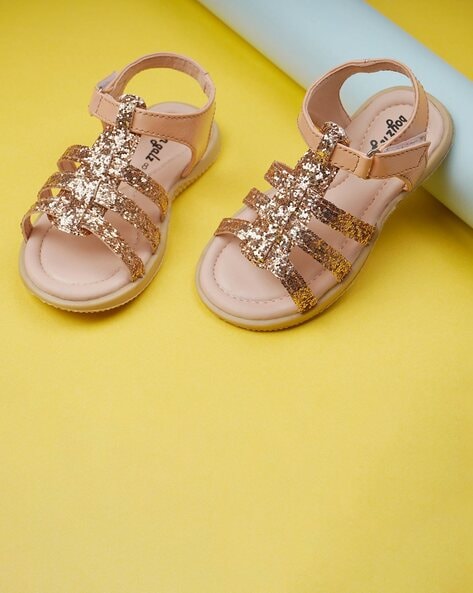 Buy Peach Sandals for Girls by BOYZ N GALZ Online | Ajio.com