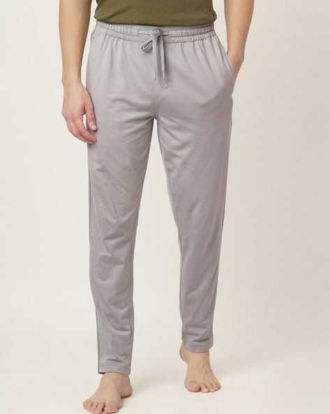Straight Track Pants with Drawstring