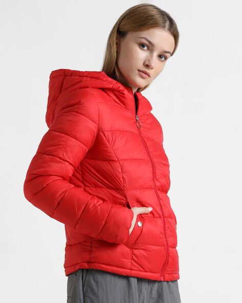 Buy Tomato Red Jackets & Coats for Women by JDY BY ONLY Online | Ajio.com