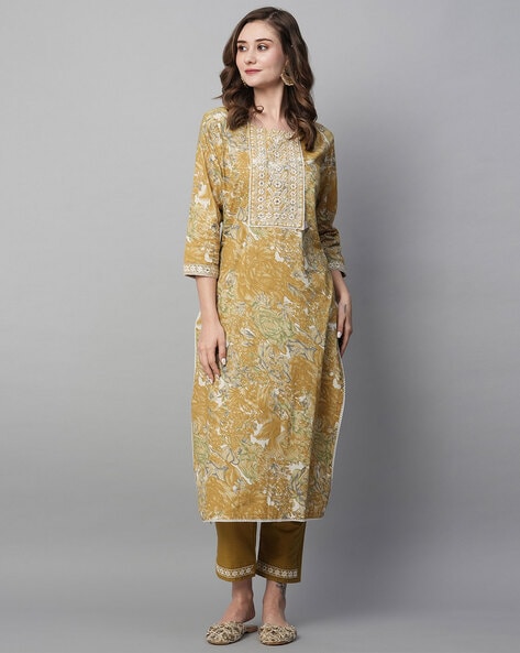 Kiana Women Ethnic Dress Yellow Dress - Buy Kiana Women Ethnic Dress Yellow  Dress Online at Best Prices in India