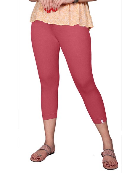 Buy Pink Leggings for Women by Alfassa Online