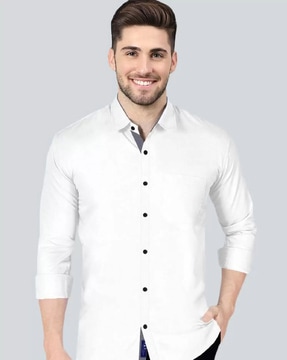 VERTUSY Men Embellished Casual Pink, Blue Shirt - Buy VERTUSY Men Embellished  Casual Pink, Blue Shirt Online at Best Prices in India