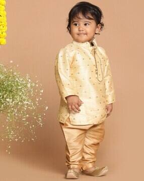 vastramay sishu Embellished Kurta Pyjama Set-picture-36