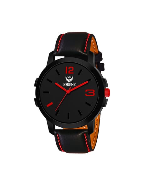 LORENZ CM-2061SN-13 Analogue Wrist Watch with Leather Strap