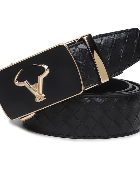Buy Black (MF5352-67) Belts for Men by MENFOX Online | Ajio.com