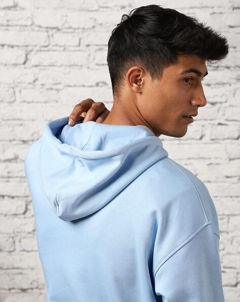 Buy Powder Blue Sweatshirt & Hoodies for Men by Nobero Online