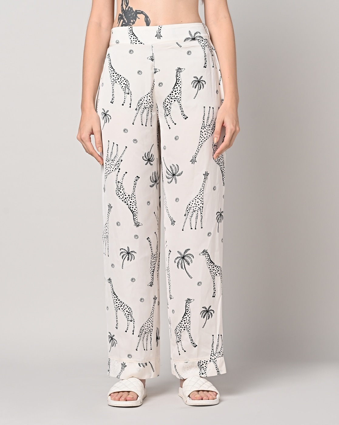 Giraffe pyjamas ladies hot sale