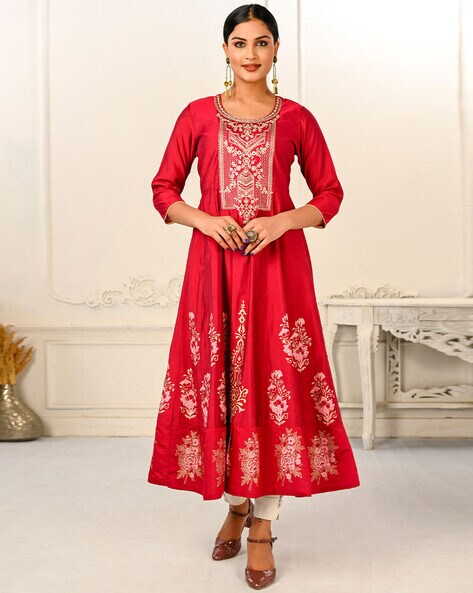 Anarkali kurta sale from saree