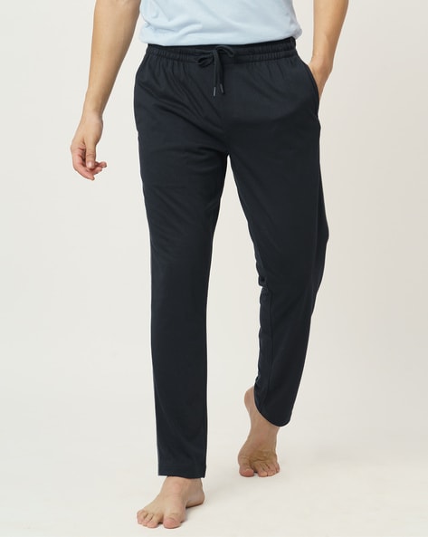 Straight Track Pants with Drawstring