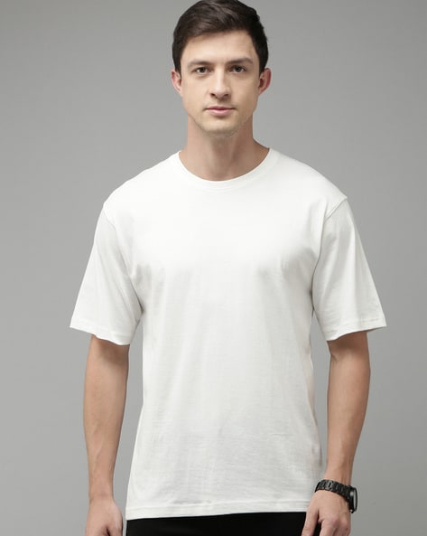 Round Neck T-Shirt-White