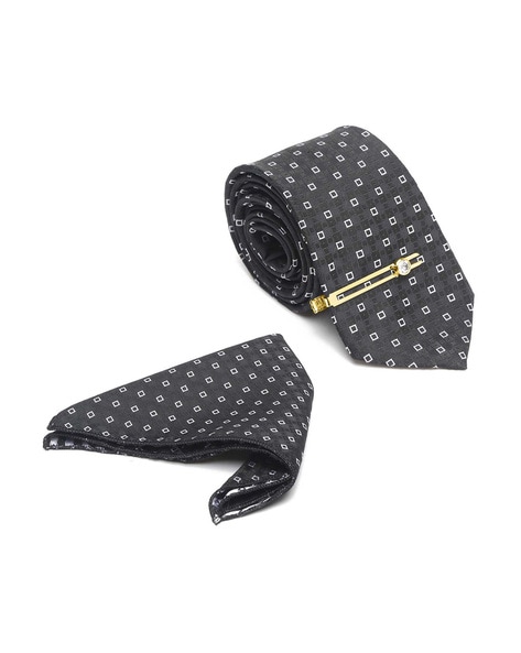 Gucci Bees Pattern Pocket Square in Black for Men