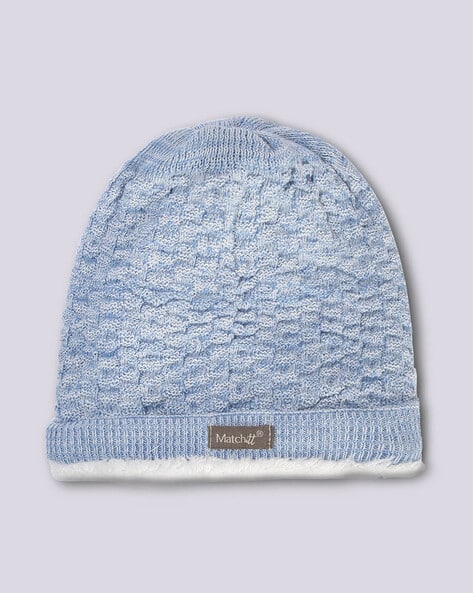 Buy MATCHITT Men Cable-Knit Beanie Cap Online | Ajio.com