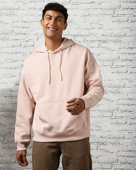 Oversized light cheap pink hoodie