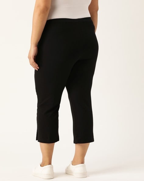 Buy Black Trousers & Pants for Women by Therebelinme Online