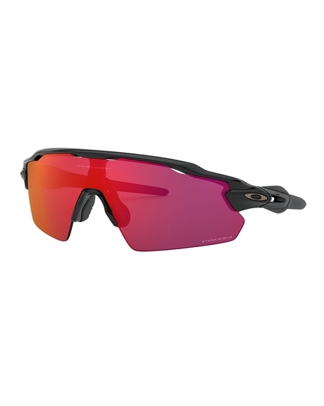 ONE By Optic Nerve Rumble Polarized Sunglasses – Black Frame/Red Lens  W/Case - Sports Diamond