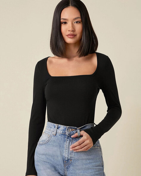 Buy Black Tops for Women by BLACK SCISSOR Online