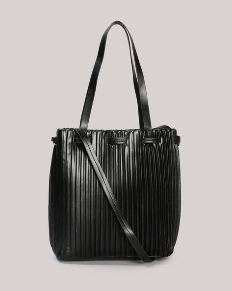 Encrustd Women Pleated Bucket Bag
