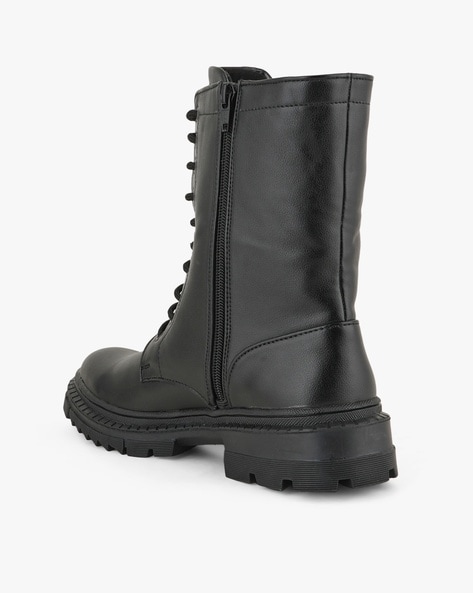 Buy Black Boots for Women by Everqupid Online