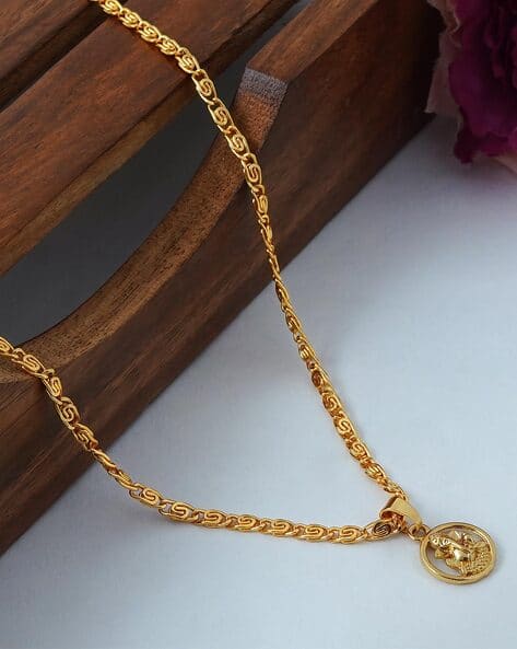 Buy Gold-Toned Necklaces Pendants for Women by MANSIYAORANGE
