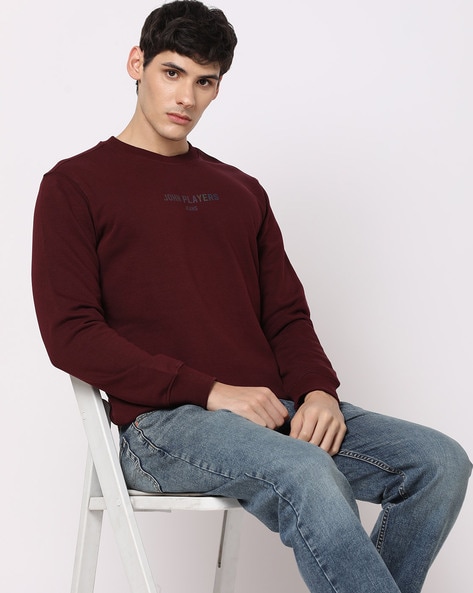 Buy Maroon Sweatshirt & Hoodies for Women by AERO JEANS WOMENS Online |  Ajio.com