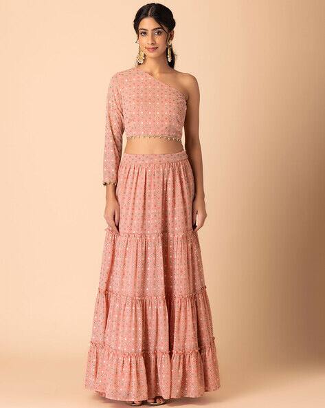 Buy Pink Lehenga Choli Sets for Women by Indya Online