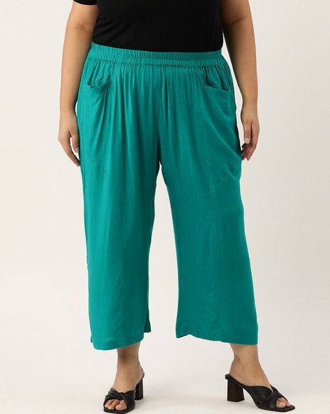 Urban Threads wide leg pants in teal - part of a set | ASOS